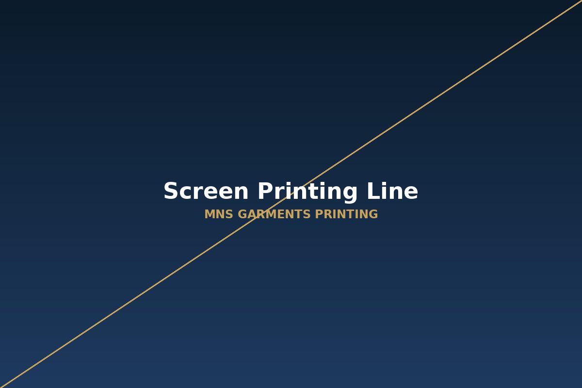 Screen Printing Line