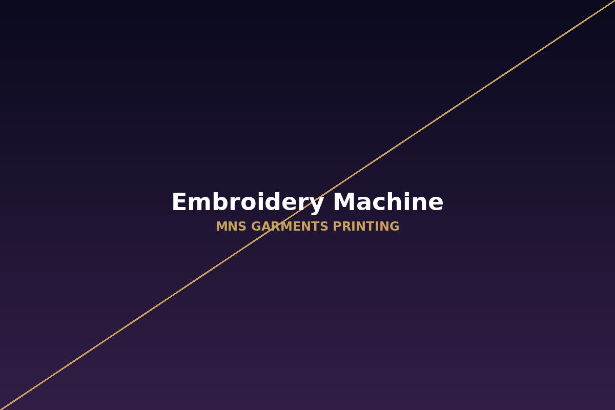 Computerized Embroidery Machines
